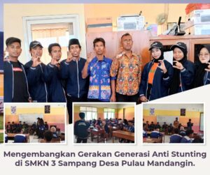 Mahasiswa Institut Agama Islam Nazhatut Thullab Mengembangkan Gerakan Generasi Anti Stunting di SMKN 3 Sampang Desa Pulau Mandangin