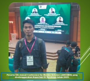 Peserta 5th Annual Conference for Muslim Scholars (ANCOMS) yang diselenggarakan Kopertais IV Surabaya tahun 2023