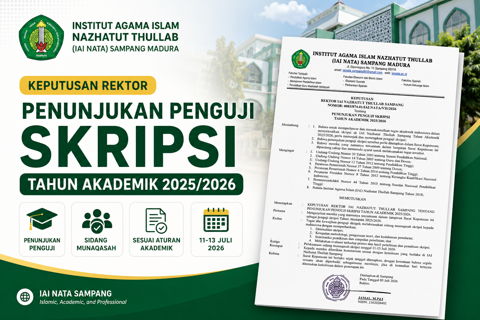 DOSEN PENGUJI SKRIPSI 2026